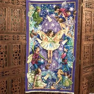 Enchanted Fairy Quilting Panel - Twilight, 24x43